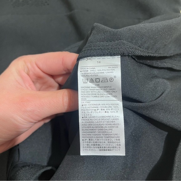 Banana Republic Womens Size 14 Mini Dress Sleeveless Black Cut Out Dress NWT - Picture 5 of 5